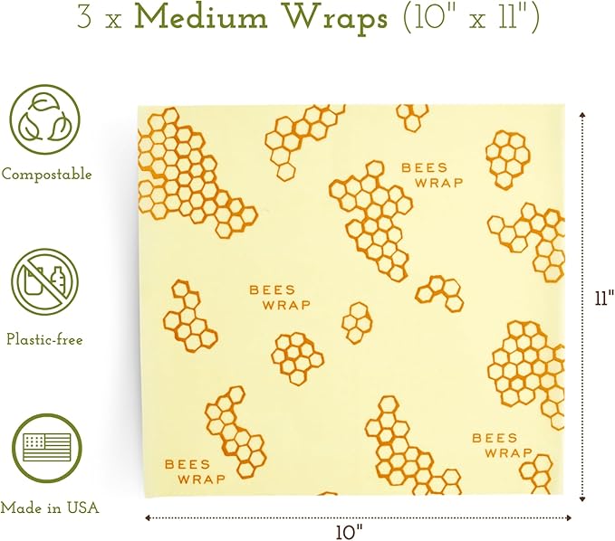 Bees Wrap 3 pack (small,medium eller large)